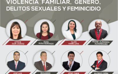 Violencia familiar, Género, Delitos Sexuales y Feminicidio