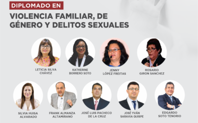 violencia familiar DIPLOMADO  EN VIOLENCIA FAMILIAR, DE GÉNERO Y DELITOS SEXUALES  I Inicio: Sábado 22 de enero del 2022